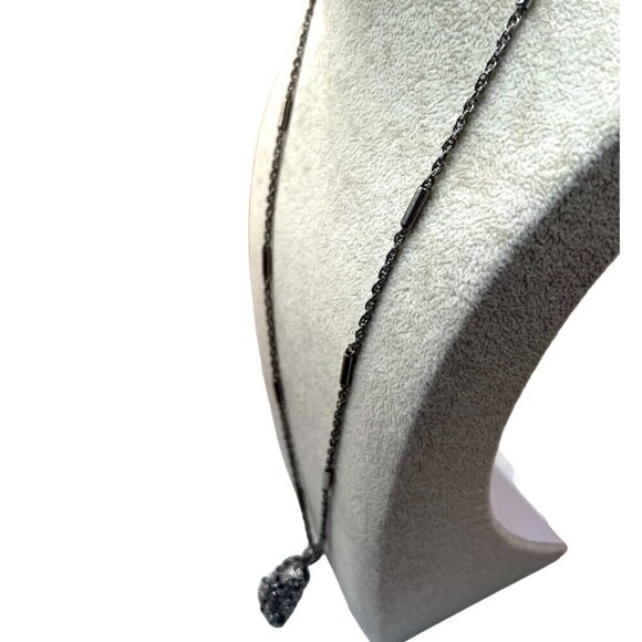 Vintage Silver Tone Charm Bracelet & Necklac Set   B41 - Picture 10 of 16